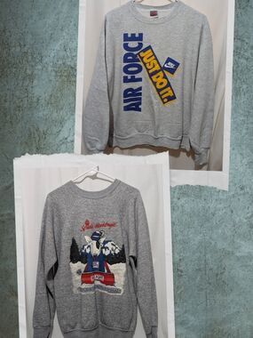 Vintage 80s Spuds & Nike Sweatshirts